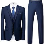 Gilets de costume bleus Taille S look fashion pour homme 