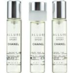 Eaux de parfum Chanel Allure aromatiques rechargeable format voyage d'origine française avec flacon vaporisateur pour homme 