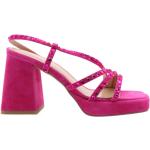 Sandales à talons Alma en Pena roses Pointure 40 look fashion pour femme 
