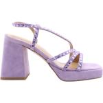 Sandales à talons Alma en Pena violettes Pointure 39 look fashion pour femme 