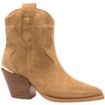 Bottines Alpe Woman Shoes beiges en cuir en cuir Pointure 40 look fashion pour femme 