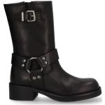 Bottines Alpe Woman Shoes noires en cuir Pointure 39 look fashion pour femme 