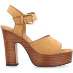 Sandales Alpe Woman Shoes en cuir en cuir Pointure 35 look fashion pour fille 