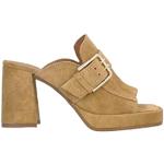 Sandales Alpe Woman Shoes beiges en cuir en cuir Pointure 38 look fashion pour femme 