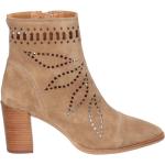 Bottines Alpe Woman Shoes marron en cuir en cuir Pointure 40 look fashion pour femme 