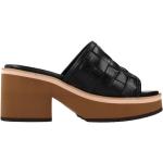 Sabots à talon Alpe Woman Shoes noirs Pointure 39 look fashion pour femme 