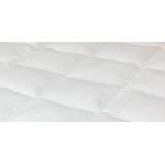 Surmatelas blancs en coton à motif canards 140x190 cm 