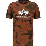 T-shirts Alpha Industries Inc. marron Taille XL look fashion pour homme en promo 