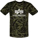 T-shirts Alpha Industries Inc. verts Taille 3 XL look fashion pour homme en promo 