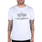 T-shirts basiques Alpha Industries Inc. blancs avec broderie Taille L look fashion pour homme en promo 