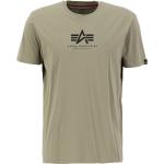 T-shirts Alpha Industries Inc. verts Taille L look fashion pour homme en promo 