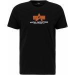 T-shirts Alpha Industries Inc. noirs en caoutchouc Taille XXL look fashion pour homme en promo 