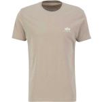 Alpha Industries Basic T Small Logo T-Shirt, beige, taille S