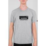 T-shirts Alpha Industries Inc. argentés Taille 3 XL look fashion pour homme en promo 