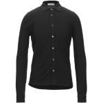 Chemises unies Alpha Studio en coton à manches longues Taille XL classiques pour homme en promo 