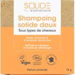 Alphanova Solide Shampoing Solide Doux Avocat Et Amande Tous Types De Cheveux Bio 75g