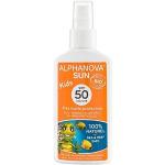 Crèmes solaires Alphanova bio à l'huile de jojoba sans alcool pour le corps pour enfant 