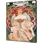 Alphonse Mucha F. Champenois Imprimeur Éditeur | 1897 Reproduction Art Nouveau Impression Sur Toile De Style Moderne Mural