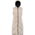 Vestes matelassées Alpine Pro beiges avec ceinture imperméables coupe-vents respirants Taille XS pour femme 