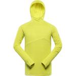 Vestes zippées Alpine Pro jaunes en polaire Taille L pour homme 
