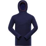 Vestes zippées Alpine Pro bleues en polaire à motif ville à capuche Taille XL pour homme 