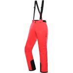 Pantalons de ski Alpine Pro roses en caoutchouc imperméables coupe-vents respirants Taille XL pour femme 