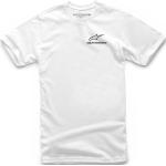 T-shirts à imprimés Alpinestars blancs Taille XXL classiques pour homme en promo 