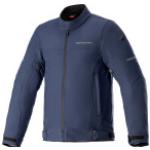 Vestes de moto  Alpinestars bleus foncé en shoftshell à motif ville imperméables coupe-vents Taille 3 XL 