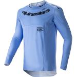 Maillots moto-cross Alpinestars Supertech bleues claires Taille XL 