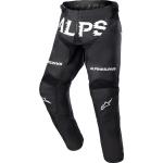 Alpinestars Racer Found S23, pantalon en textile pour enfants 18 Noir/Blanc Noir/Blanc