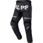 Alpinestars Racer Found S23, pantalon en textile pour enfants 20 Noir/Blanc Noir/Blanc