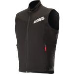 Vestes de moto  Alpinestars noires en polaire coupe-vents Taille XL en promo 