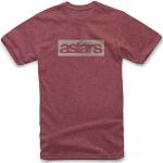 T-shirts à imprimés Alpinestars rouges à motif moto pour homme 