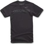 T-shirts à imprimés Alpinestars noirs en coton à motif moto pour homme 