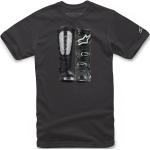 T-shirts à imprimés Alpinestars noirs à logo Taille XL classiques pour homme en promo 