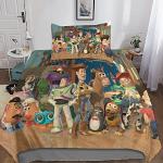 Housses de couette en microfibre Toy Story 135x200 cm pour enfant 