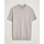 Altea Extrafine Cotton Knit T-Shirt Taupe