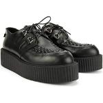 Chaussures casual noires en cuir Pointure 41 avec un talon entre 3 et 5cm look Punk pour homme 