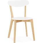 Chaises design Alter Ego blanches scandinaves 