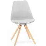 Chaises Alter Ego grises scandinaves 