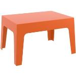 Tables basses Alter Ego orange en plastique 