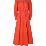 Robes Altuzarra orange à manches longues mi-longues à manches longues à épaules dénudées Taille XS pour femme 