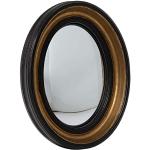 Miroirs ovales Amadeus noirs 