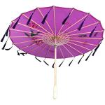 Parapluies japonais violets look fashion 