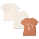 T-shirts à manches courtes à motif renards bio lot de 3 Taille 3 mois look fashion pour bébé de la boutique en ligne Amazon.fr Amazon Prime 