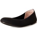 Chaussures casual noires en cuir synthétique respirantes à bouts ronds Pointure 46 avec un talon jusqu'à 3cm look casual pour femme 