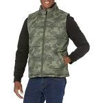 Doudounes fines vertes camouflage en laine à col montant Taille XL look fashion pour homme 