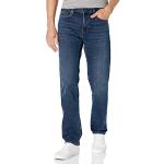 Jeans droits bleues foncé en denim W38 look fashion pour homme 