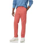 Pantalons classiques rouges délavés stretch Taille L plus size W33 look sportif pour homme 