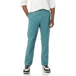 Pantalons classiques verts stretch Taille L plus size W28 look sportif pour homme 